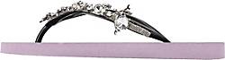Uzurii , Platte Hausschuhe Chrystal Dolphin in violett, Sandalen für Damen