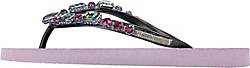 Uzurii , Platte Hausschuhe Copa Cabana Colorful in violett, Sandalen für Damen