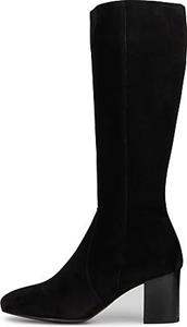 KMB , Veloursleder-Stiefel A5316 in schwarz, Stiefel für Damen