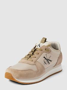 calvinkleinjeans Sneakers Calvin Klein Jeans - Runner Sock Laceup Ny-Lth YM0YM00553 Eggshell/Travertine 0GI