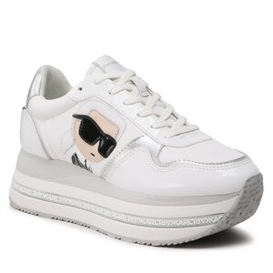 Karl Lagerfeld Sneakers  - KL64930N White Lthr/Suede