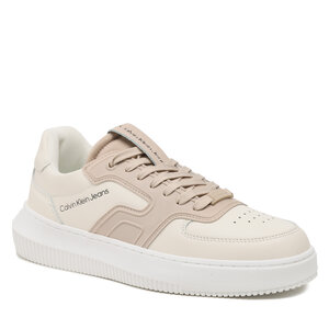 Calvin Klein Jeans Sneakers  - Chunky Cupsole High/Low Freq YM0YM00613 Creamy White/Merino 0K7