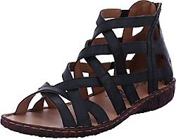 Josef Seibel , Sandale Rosalie 17, Schwarz-Kombi in schwarz, Sandalen für Damen