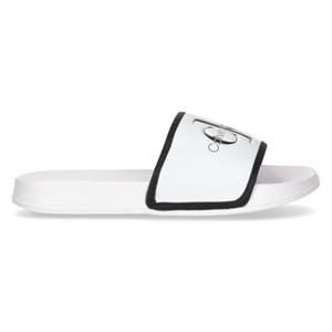 Pantoletten Calvin Klein Jeans - Logo Pool Slide V3B0-80630-1172 M White/Black X002