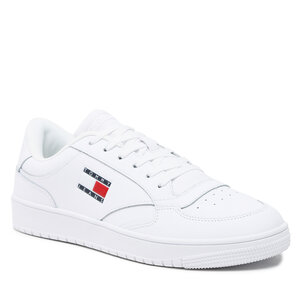 Tommy Jeans Sneakers  - Retro Leather EM0EM01190 White YBS
