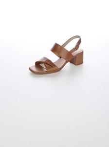 Tamaris , Comfort Sandalette in mittelbraun, Sandalen für Damen