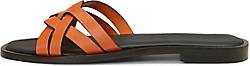 Marc O'Polo , Pantolette Im Flecht-Design in orange, Sandalen für Damen