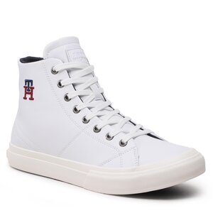 Tommy Hilfiger Sneakers  - Th Hi Vulc Street Leather FM0FM04739 White YBS