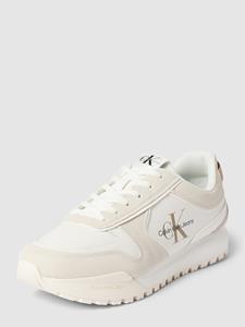 calvinkleinjeans Sneakers Calvin Klein Jeans - Toothy Runner Irregular Lines YM0YM00624 White/Ancinet White 0LA