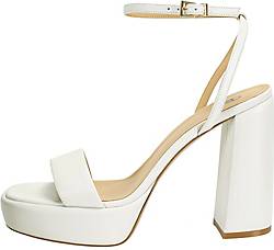 Ekonika , Riemchenschuhe Riemchenschuhe  Mit Breitem Blockabsatz in weiß, Sandalen für Damen