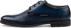 Bugatti , Business-Schnürer in blau, Business-Schuhe für Herren