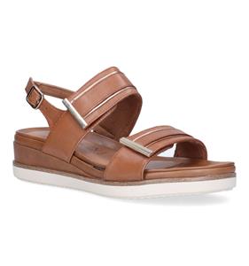 Tamaris , Pure Relax Sandalette in mittelbraun, Sandalen für Damen