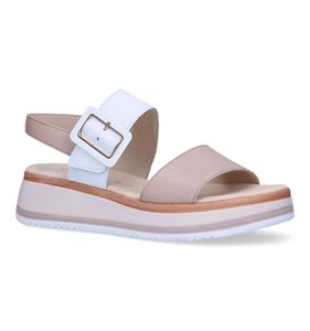 Gabor , Sandalen in weiß/rosa, Sandalen für Damen