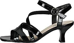 Gabor , Sandalen in schwarz/silber, Sandalen für Damen