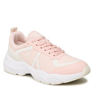 Calvin Klein Jeans Sneakers  - Retro Tennis Over Mesh Wn YW0YW00946 Peach Blush/Creamy White 0JV