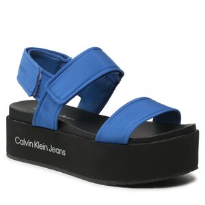 Calvin Klein Jeans Sandalen  - Flatform Sandal Softny YW0YW00965 Imperial Blue CGD
