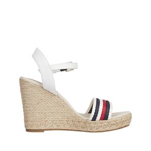 Tommy Hilfiger Espadrilles  - Corporate Wedge FW0FW07086 Ecru YBL