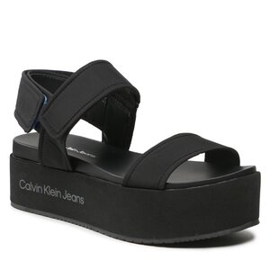 Calvin Klein Jeans Sandalen  - Flatform Sandal Softny YW0YW00965 Black BDS