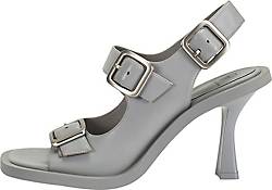 Ekonika , Riemchenschuhe Mit Anpassbarer Sling-Ferse in mittelgrau, Sandalen für Damen