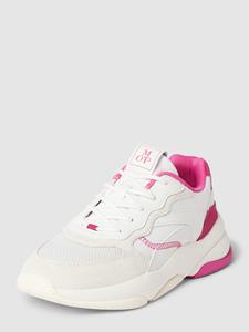 Marc O'Polo, Sneaker Aus Leder-Mesh-Mix in rosa, Sneaker für Damen