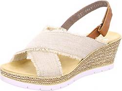 Rieker , Sandalen/sandaletten in beige, Sandalen für Damen