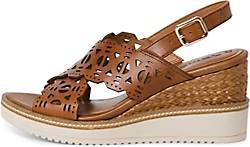 Tamaris , Sandalen in mittelbraun, Sandalen für Damen