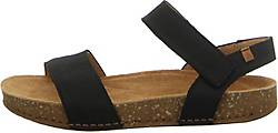 El Naturalista , Balance - Komfort Sandale in schwarz, Sandalen für Damen