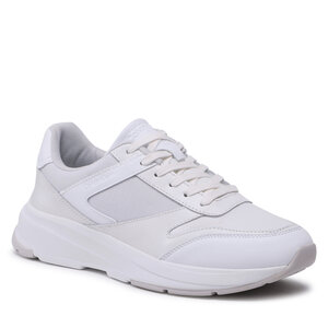 Calvin Klein Sneakers  - Low Top Lace Up Mix HM0HM00901 White/Light Grey
