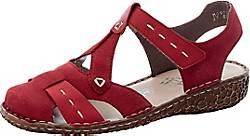 Rieker , Sandale in rot, Sandalen für Damen