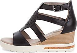 Tamaris , Comfort Sandale in schwarz, Sandalen für Damen