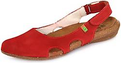 El Naturalista , Wakataua - Komfort Sandale in rot, Sandalen für Damen