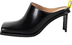 Ekonika , Clogs Mit Trendiger Karree-Spitze in schwarz, Sandalen für Damen