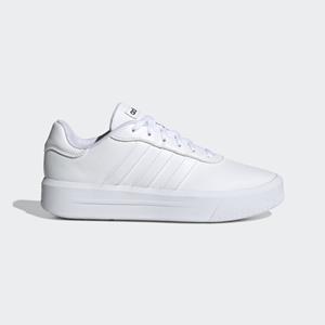 adidas Court Platform Sneaker Damen 01F7 - ftwwht/ftwwht/cblack