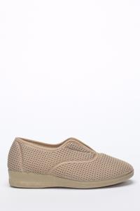 Bristol merk Bristol Gesloten pantoffels | Textiel | Beige  | Dames