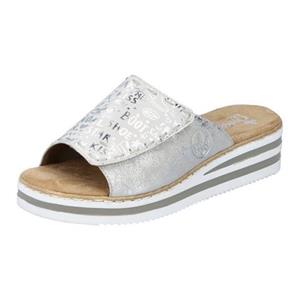 Rieker Slippers in een metallic look