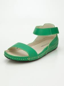 Sandale in klassischer Form Naturläufer Grün