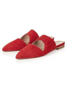 Pantolette mit Cut-Out SIENNA Rot