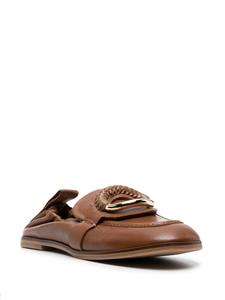 See by Chloé Leren loafers - Bruin