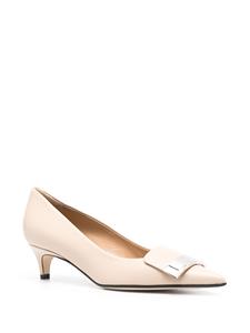 Sergio Rossi Pumps met plakkaat - Beige