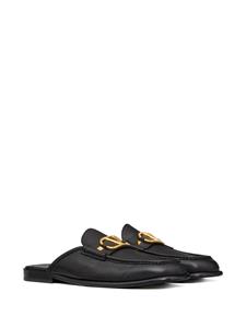Valentino VLOGO kenmerkende slippers - Zwart