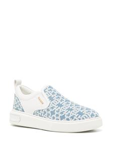 Bally Sneakers met logoprint - Blauw