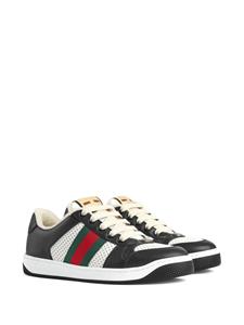 Gucci Screener sneakers met webstreep - Zwart