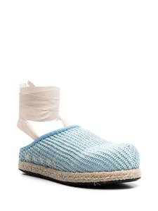 Marni Sabot schoenen met strik - Blauw