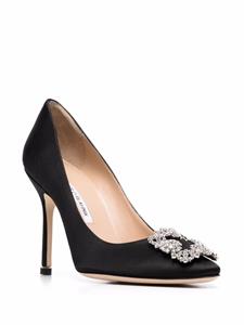 Manolo Blahnik Stiletto pumps met gespdetail - Zwart