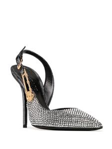 Versace Safety Pin pumps - Zilver