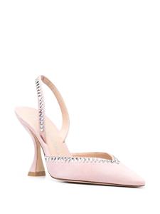 Stuart Weitzman XCurve slingback pumps - Roze