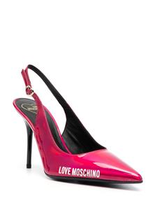 Love Moschino Pumps met logo - Roze