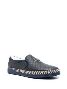 Baldinini Loafers met logopatch - Blauw