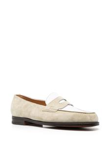 John Lobb Lopez suède loafers - Beige