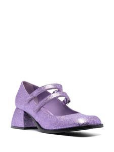 Nodaleto Bacara Mary Jane schoenen met glitter - Paars
